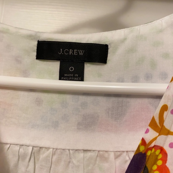 JCrew Pom Pom Ratti Print Maxi Dress size 0 - Picture 5 of 5